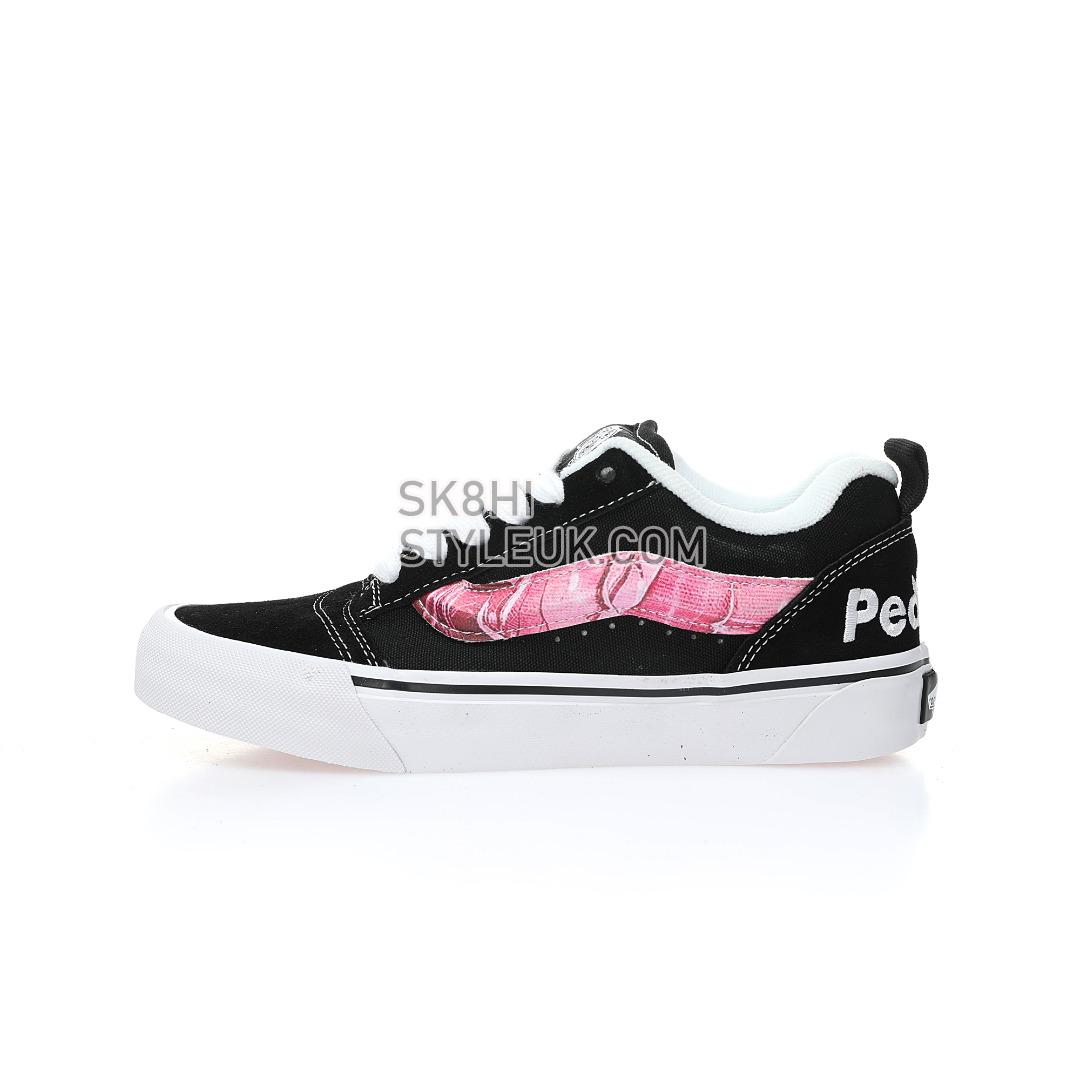 Vans x Peaches KNU Skool Mens Womens - Black/Pink/White VN0009QCB9P Shoes