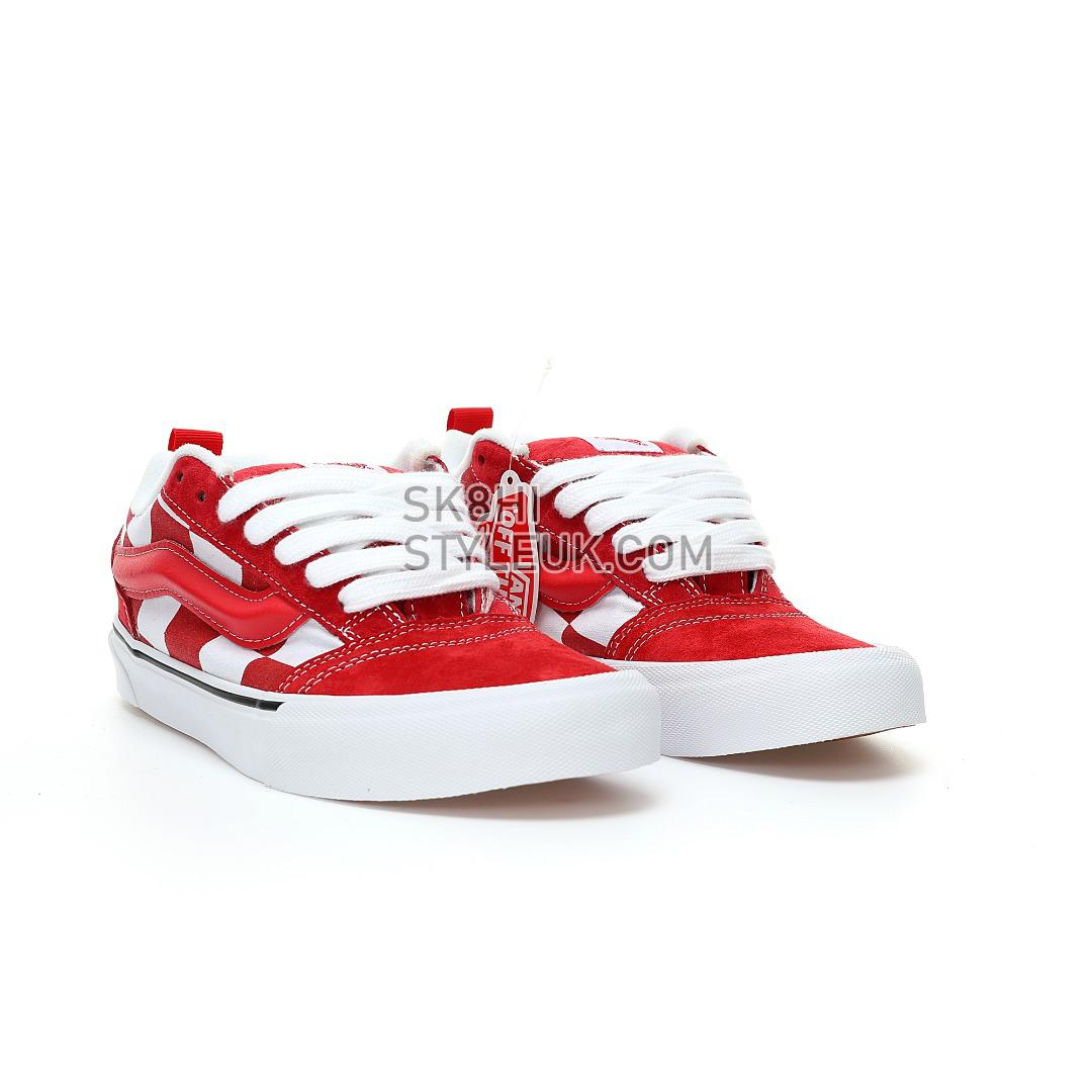 Vans Knu Skool Checkerboard Mens Womens - Mega Check Red/White VN0009QCRED Shoes