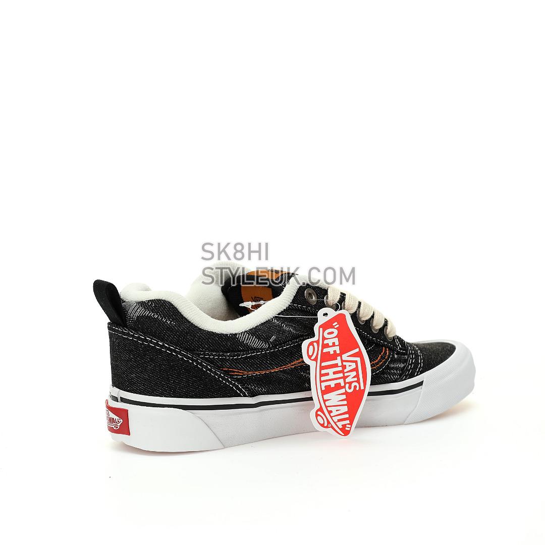 Vans Knu Skool Denim Mens Womens - Black/White VN0007QDBA5-1 Shoes