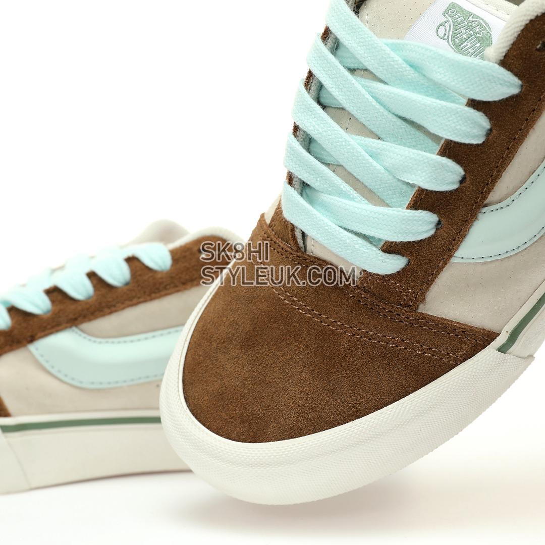 Vans Knu Skool Mens Womens - Tri Block Blue/Brown VN0009QCBLU Shoes