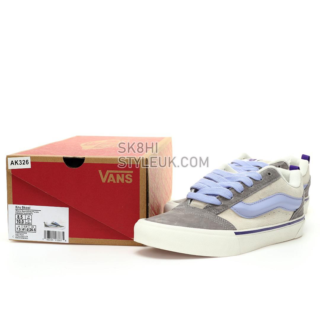 Vans Knu Skool Mens Womens - Grey/Block Purple VN000CS0PRP Shoes