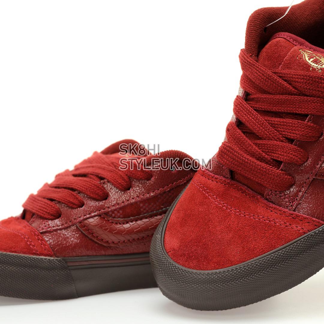 Vans Knu Skool Mens Womens - Red/Gum VN0009QC02Y-1 Shoes