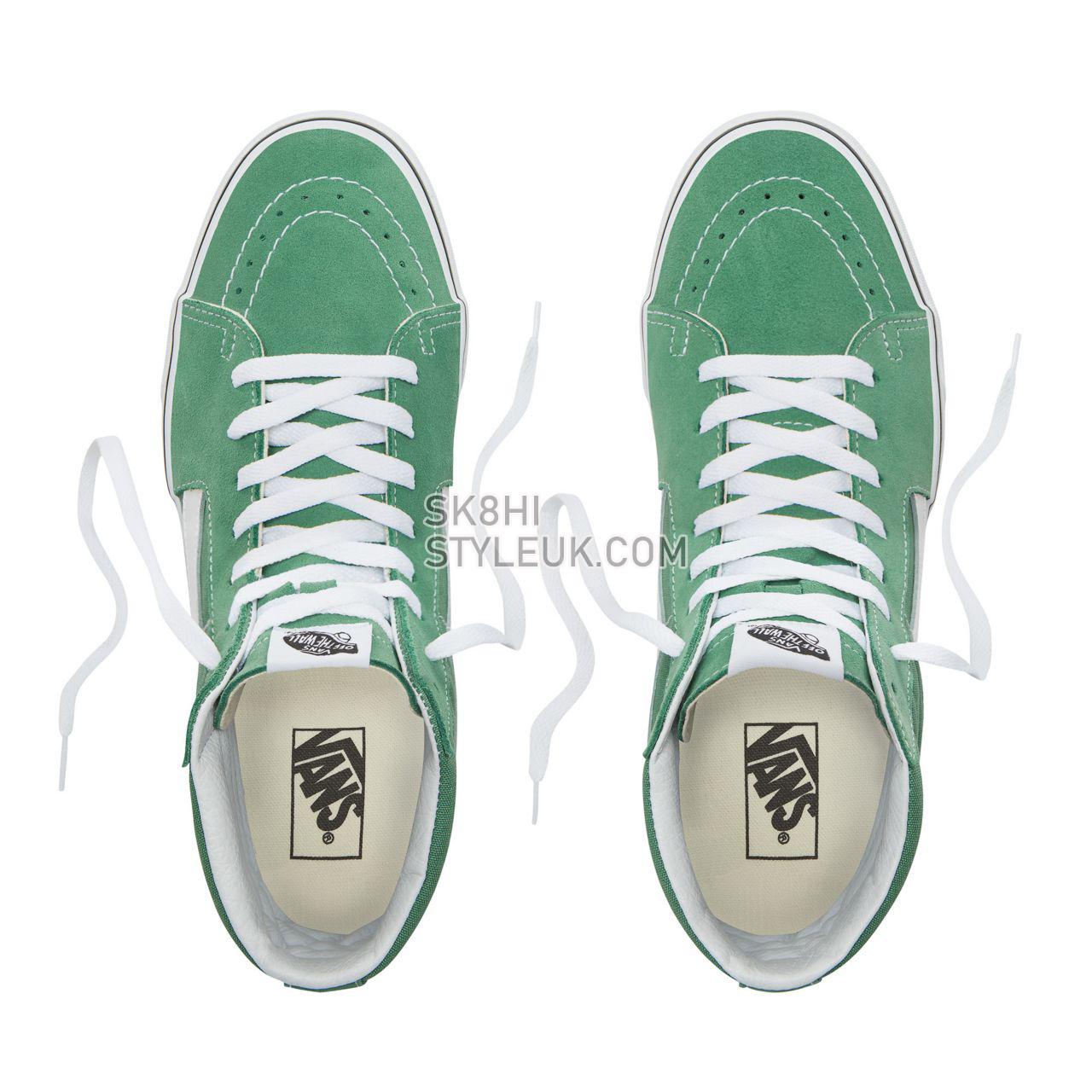 Vans Sk8-Hi Classic Mens Womens - Deep Grass Green/True White VN0A38GEUKV Shoes