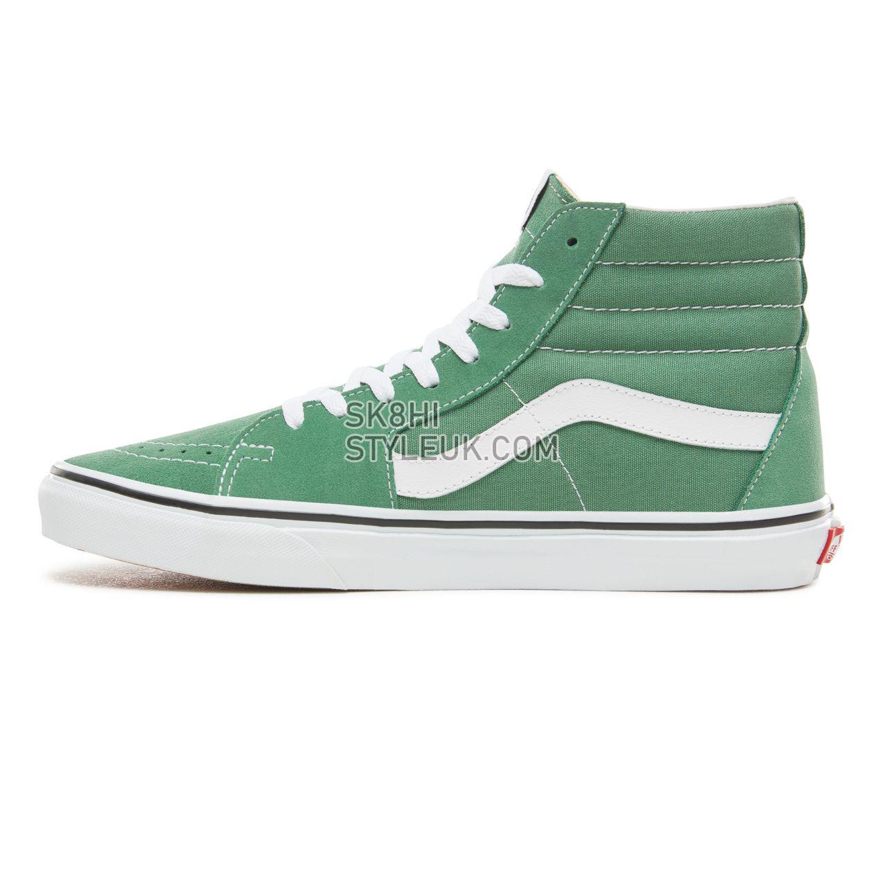 Vans Sk8-Hi Classic Mens Womens - Deep Grass Green/True White VN0A38GEUKV Shoes