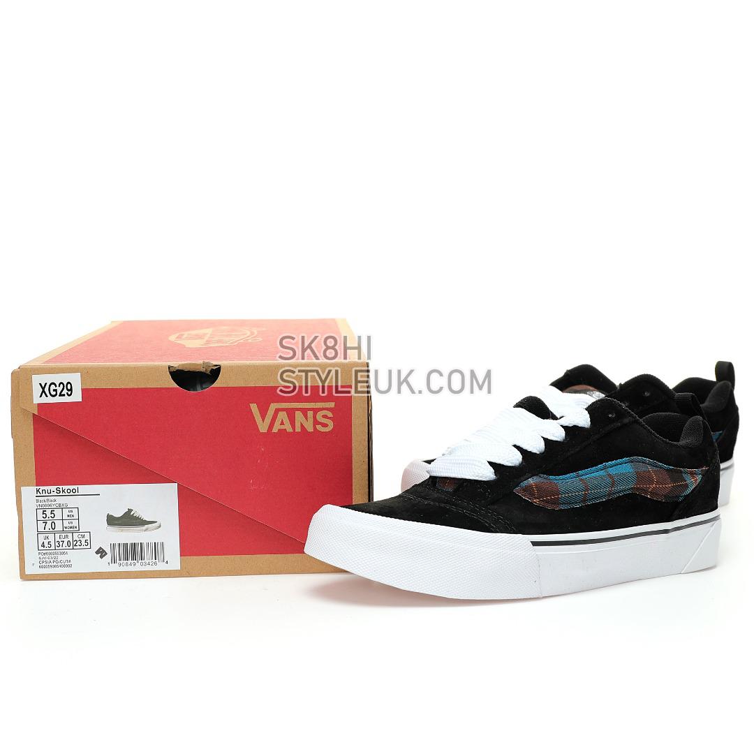 Vans Knu Skool Mens Womens - Black/Blue/Brown VN0009QC3M5-2 Shoes