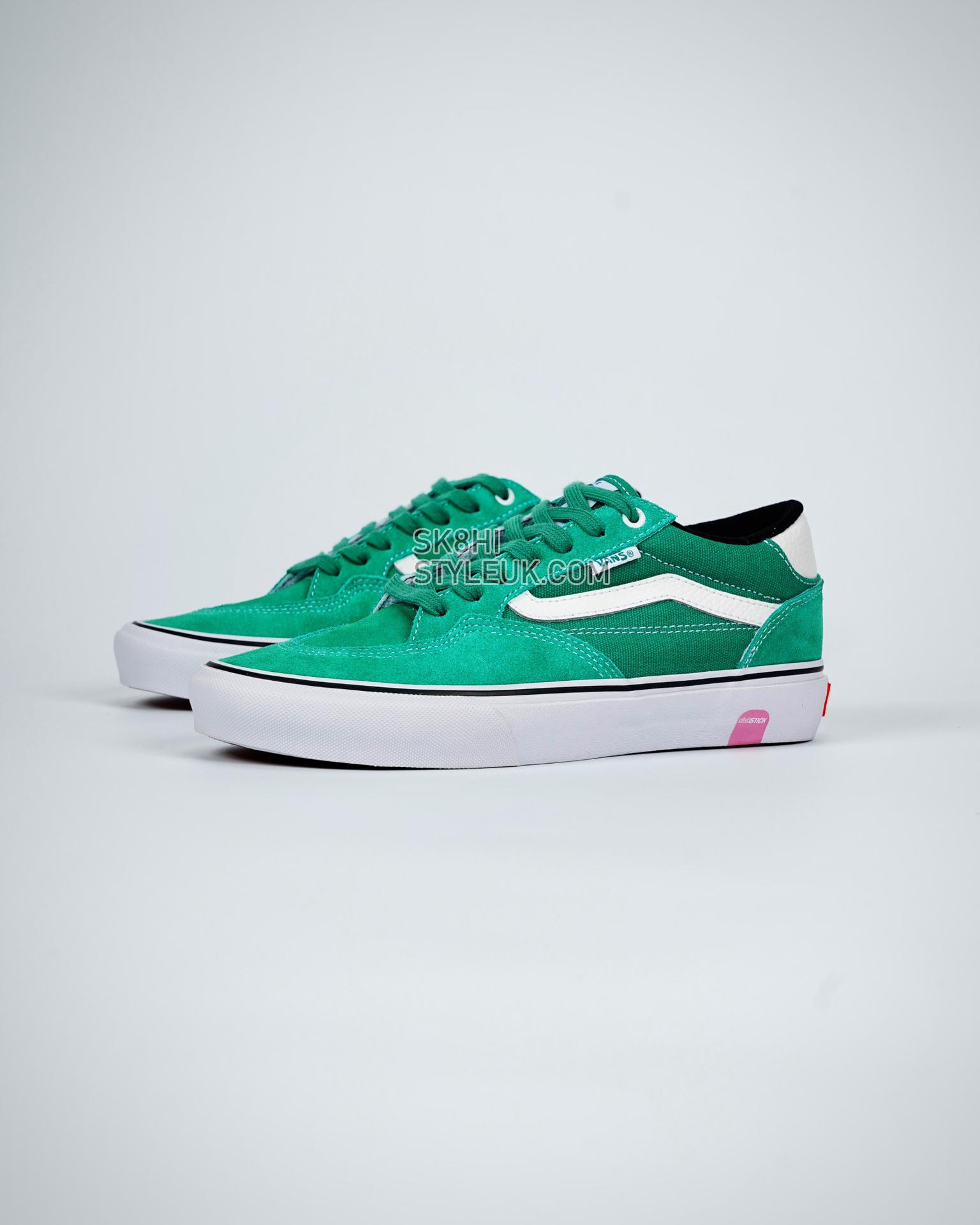 Vans Rowan Pro Mens Womens - Pine Green/White VN0A4TZC10M-1 Shoes