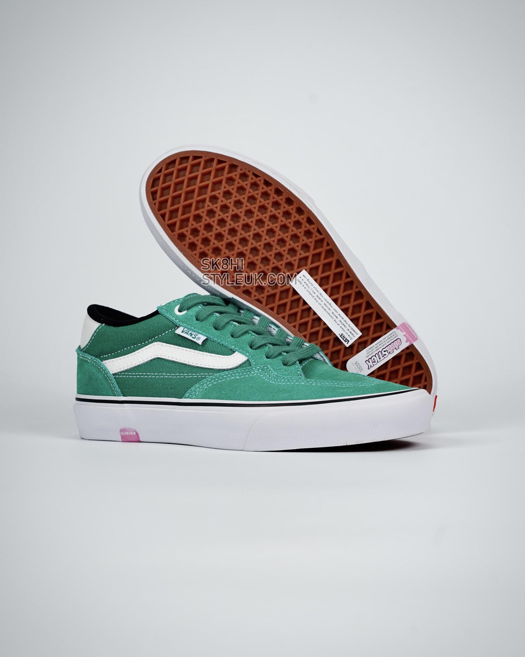 Vans Rowan Pro Mens Womens - Pine Green/White VN0A4TZC10M-1 Shoes