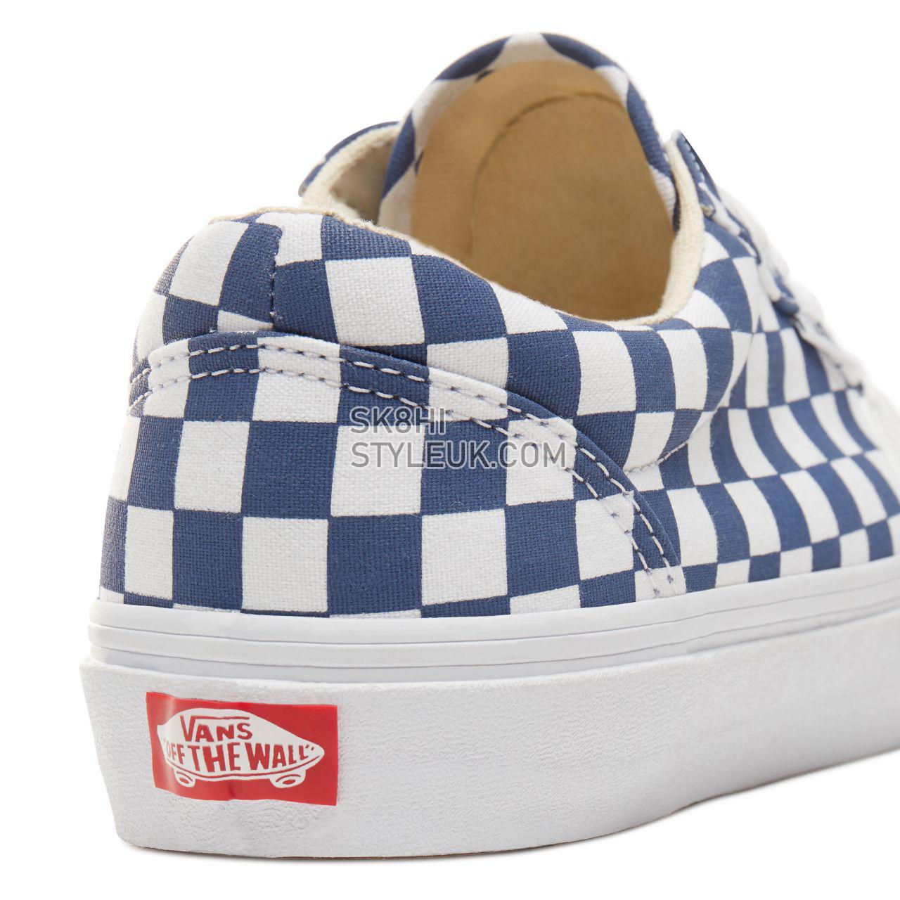 Vans Checkerboard Style 205 Classic Mens Womens - (Checkerboard) True Navy/True White VN0A3DPTUR4 Shoes