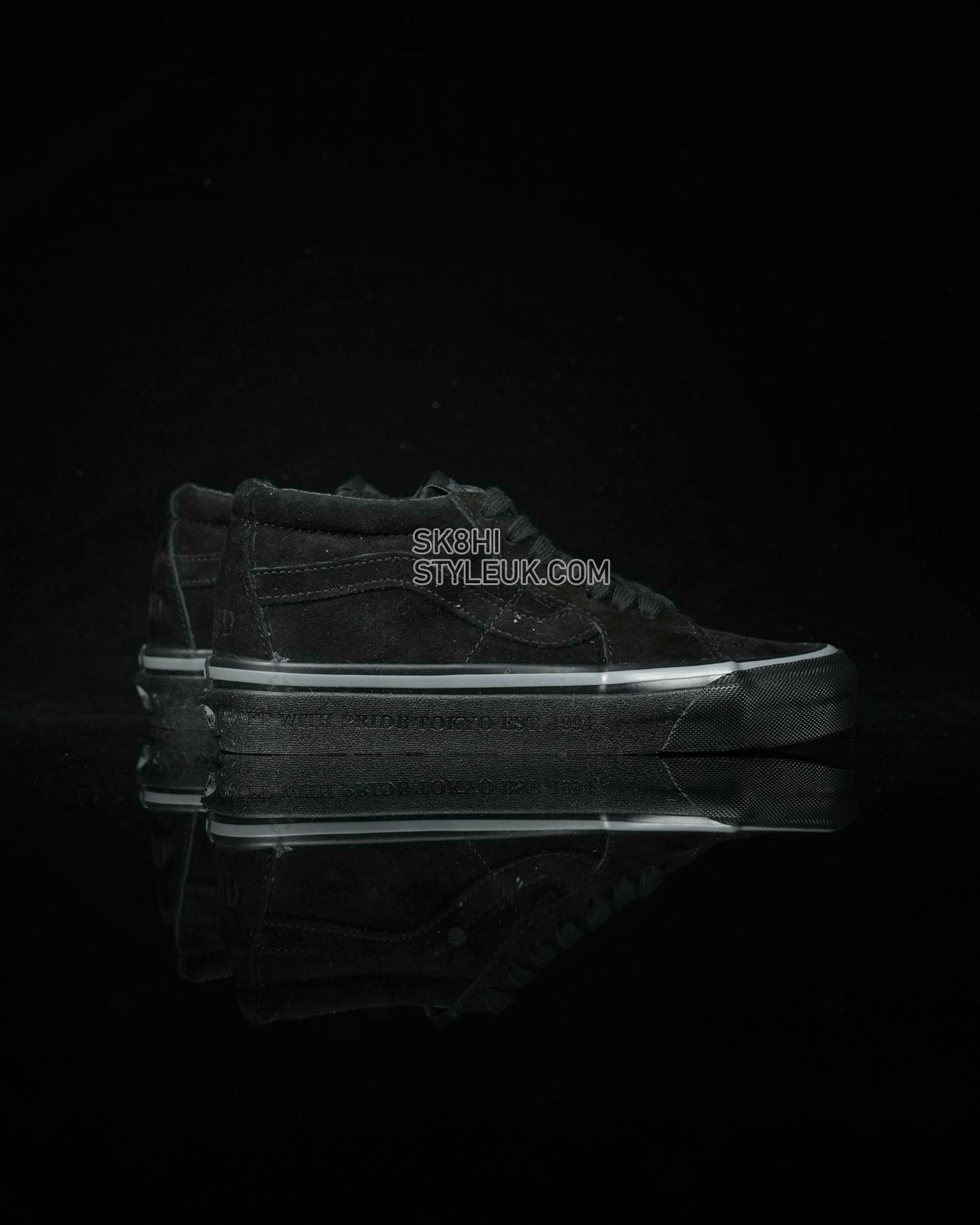 Vans x Neighborhood Sk8-Mid 83 DX NBHD Mens Womens - Black/Black NBHDSK8MDBLK Shoes