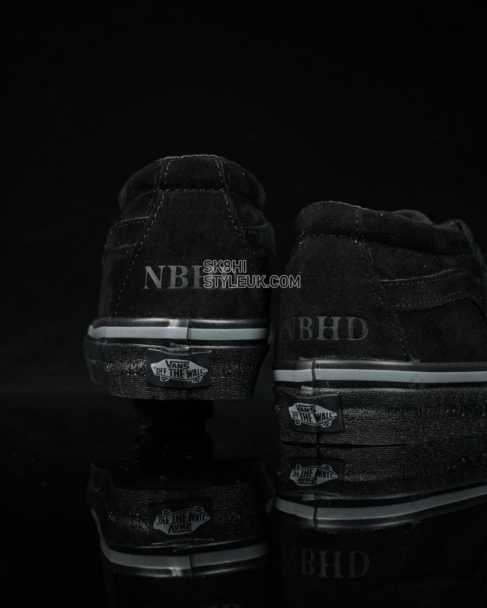 Vans x Neighborhood Sk8-Mid 83 DX NBHD Mens Womens - Black/Black NBHDSK8MDBLK Shoes