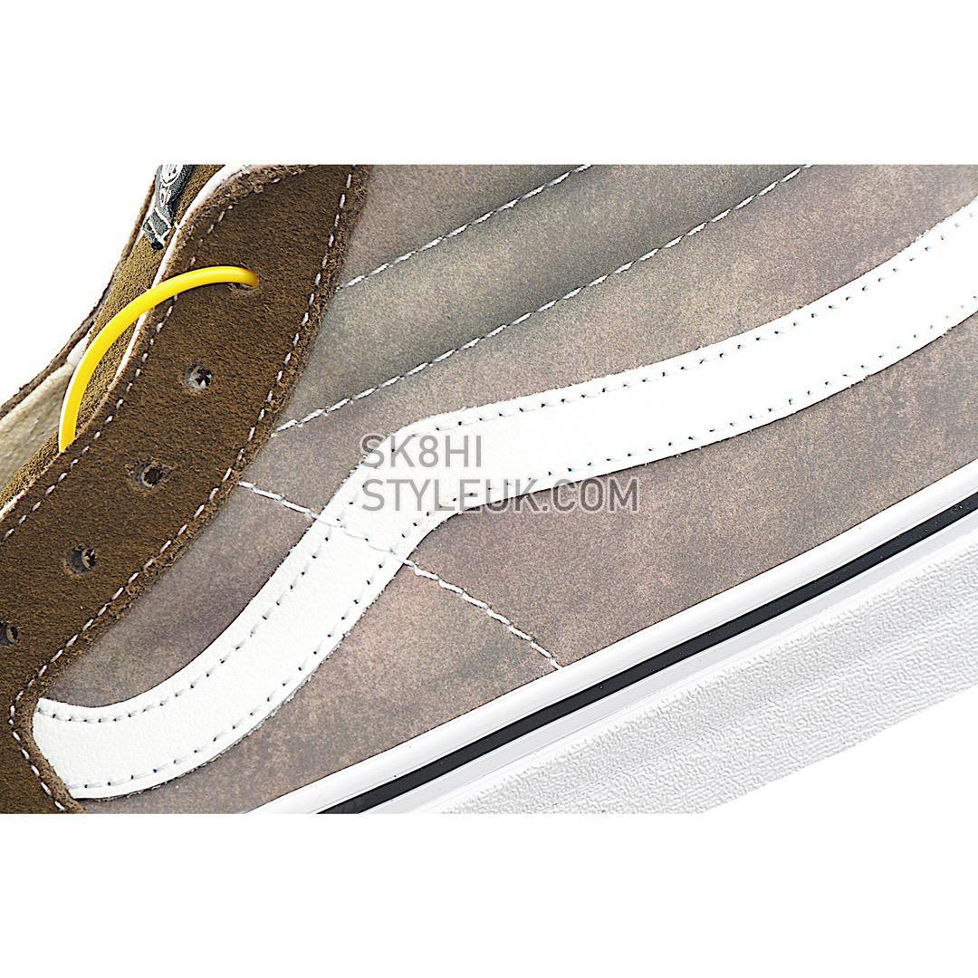 Vans Sk8-Mid Mens Womens - Brown/White VN0A7TNH2D7-1 Shoes