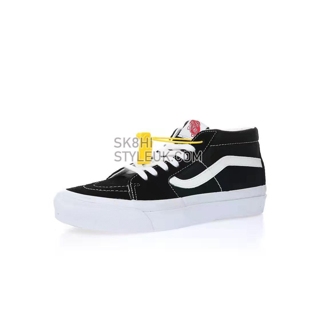 Vans Sk8-Mid Mens Womens - Black/White VN000CQQBA2-1 Shoes