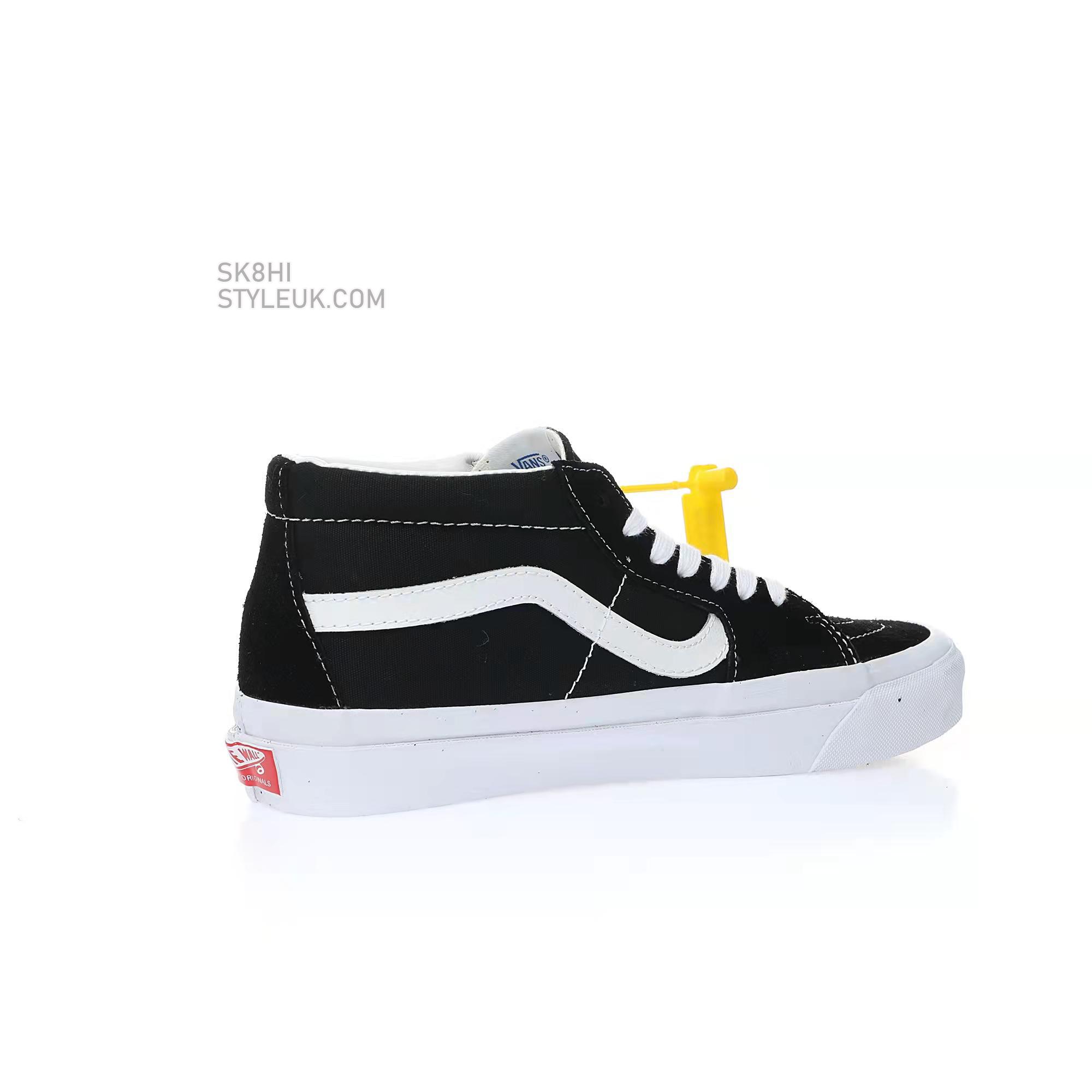 Vans Sk8-Mid Mens Womens - Black/White VN000CQQBA2-1 Shoes