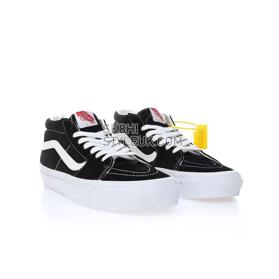 Vans Sk8-Mid Mens Womens - Black/White VN000CQQBA2-1 Shoes