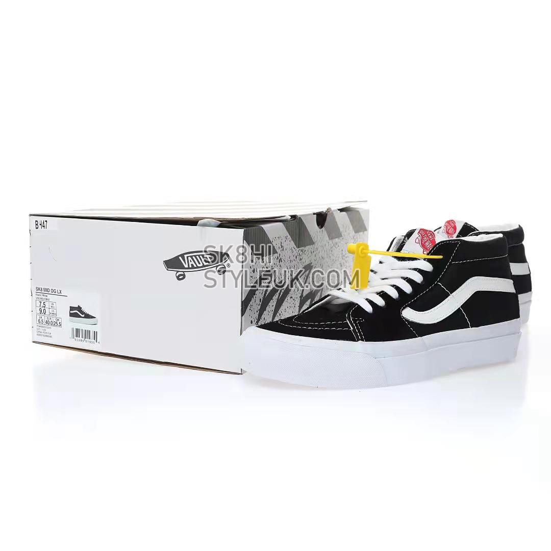 Vans Sk8-Mid Mens Womens - Black/White VN000CQQBA2-1 Shoes