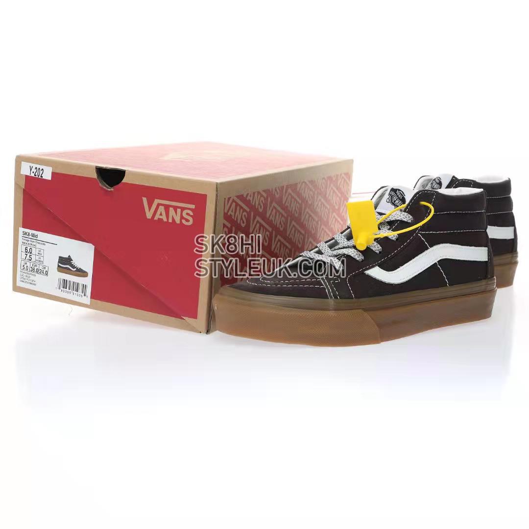 Vans Sk8-Mid Mens Womens - Brown/White/Gum VN0A391FCHC Shoes