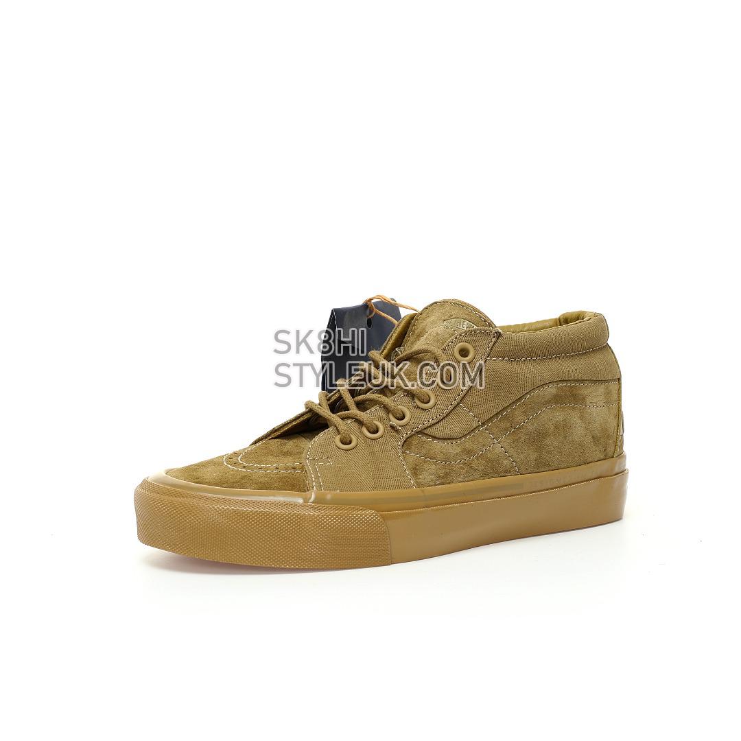 Vans Sk8-Mid Reissue 83 MG TDC Antelope Mens Womens - Brown/Yellow VN000E7J5QJ Shoes