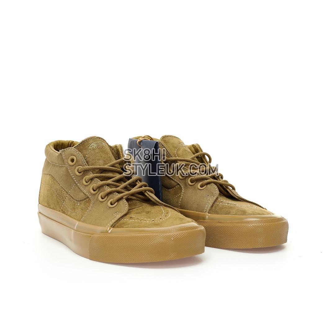 Vans Sk8-Mid Reissue 83 MG TDC Antelope Mens Womens - Brown/Yellow VN000E7J5QJ Shoes