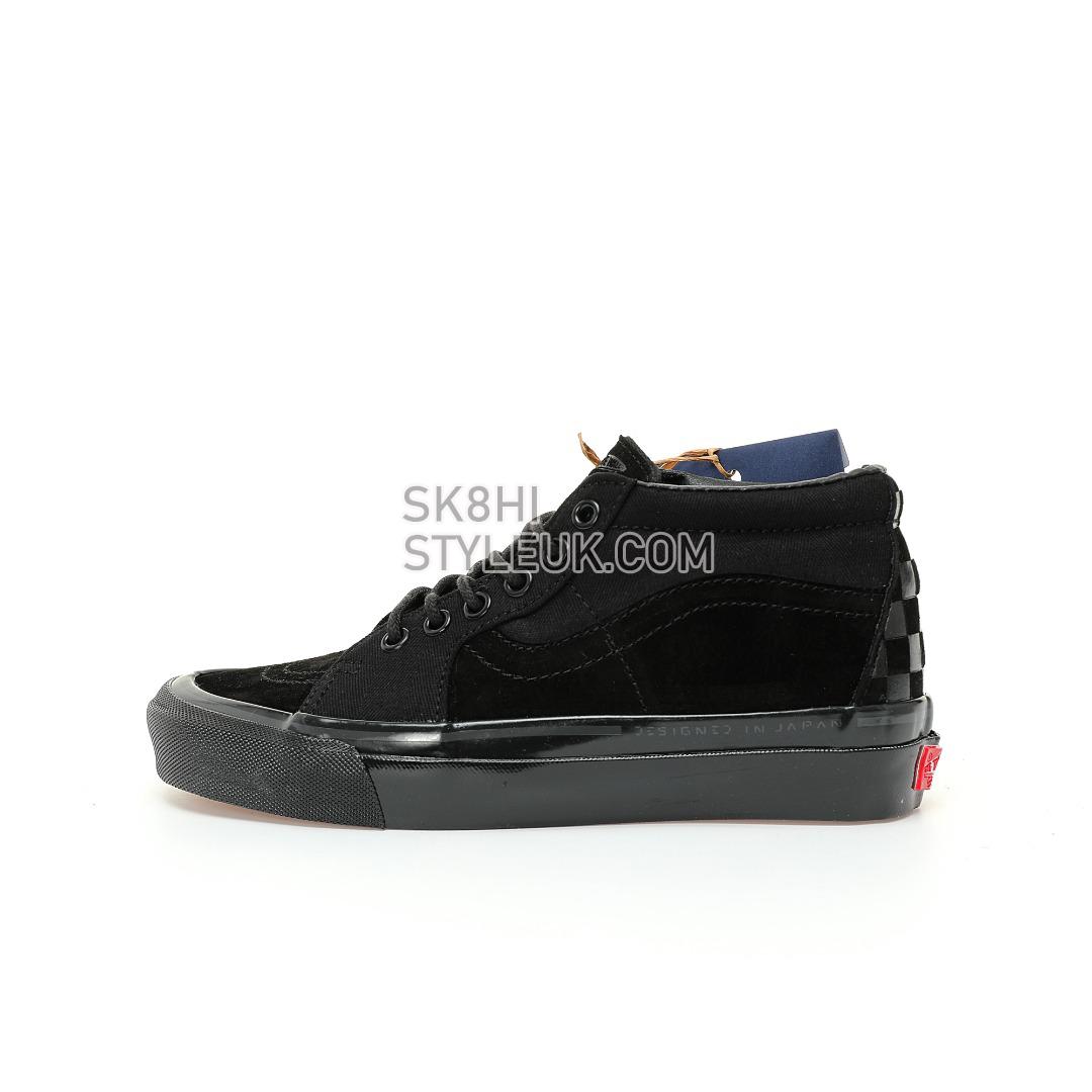 Vans Sk8-Mid Reissue 83 MG TDC Black Mens Womens - Black/Black VN000E7JCJI Shoes