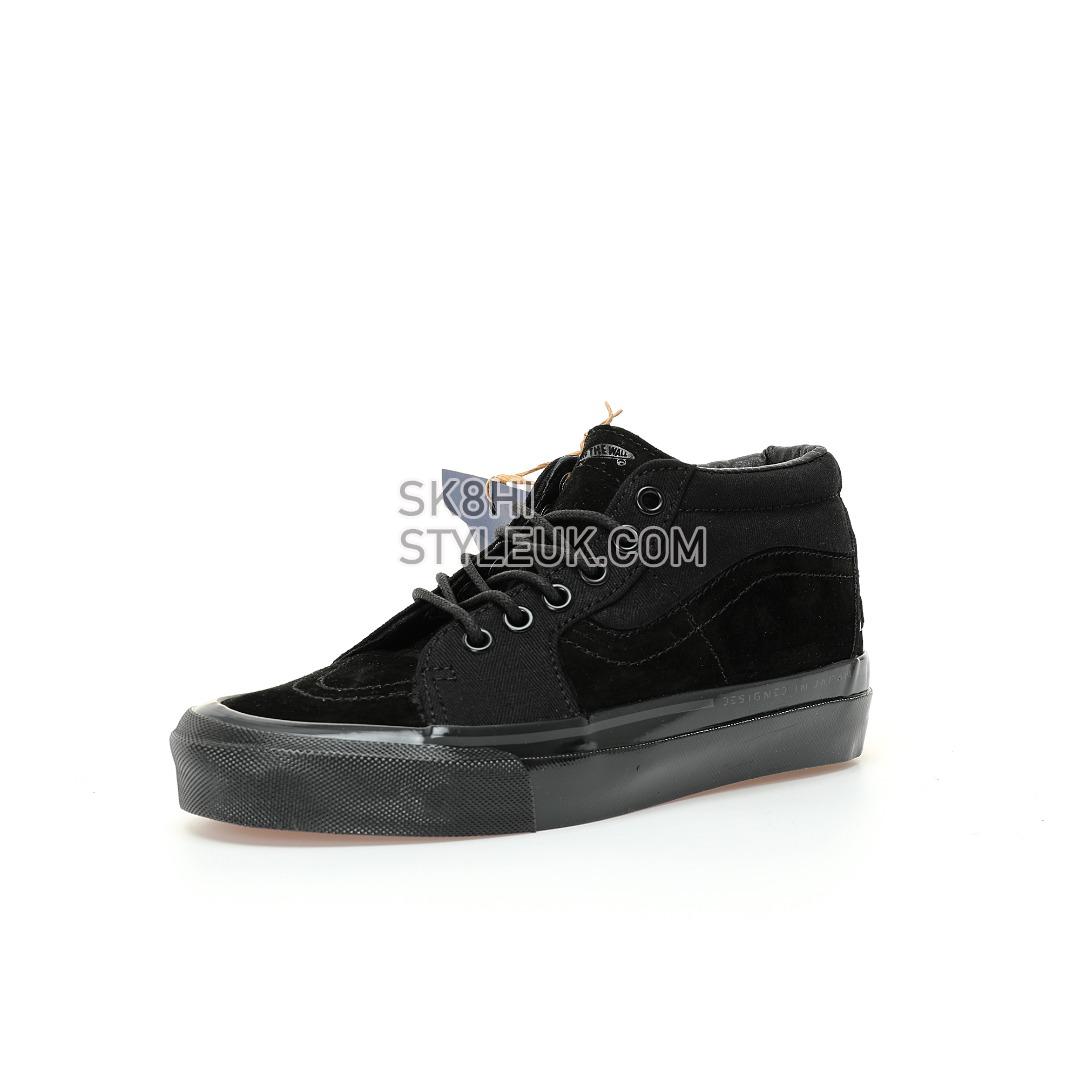 Vans Sk8-Mid Reissue 83 MG TDC Black Mens Womens - Black/Black VN000E7JCJI Shoes