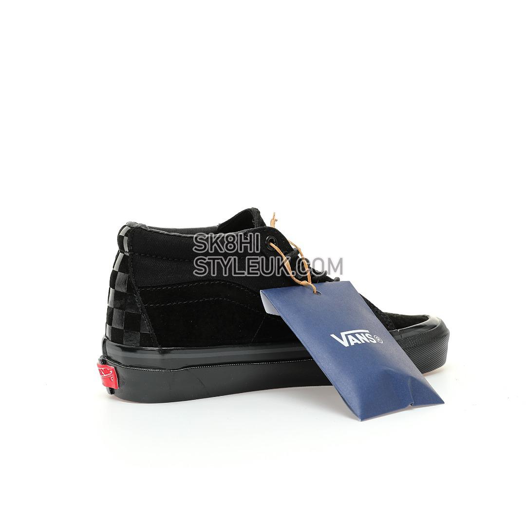 Vans Sk8-Mid Reissue 83 MG TDC Black Mens Womens - Black/Black VN000E7JCJI Shoes