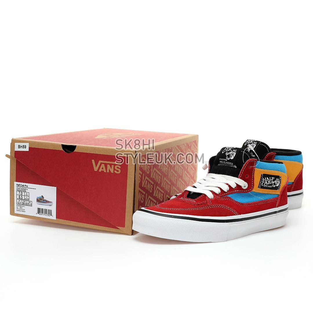 Vans Half Cab Pro Knee Slide Mens Womens - Red/Blue VN0A38CPSWQ Shoes