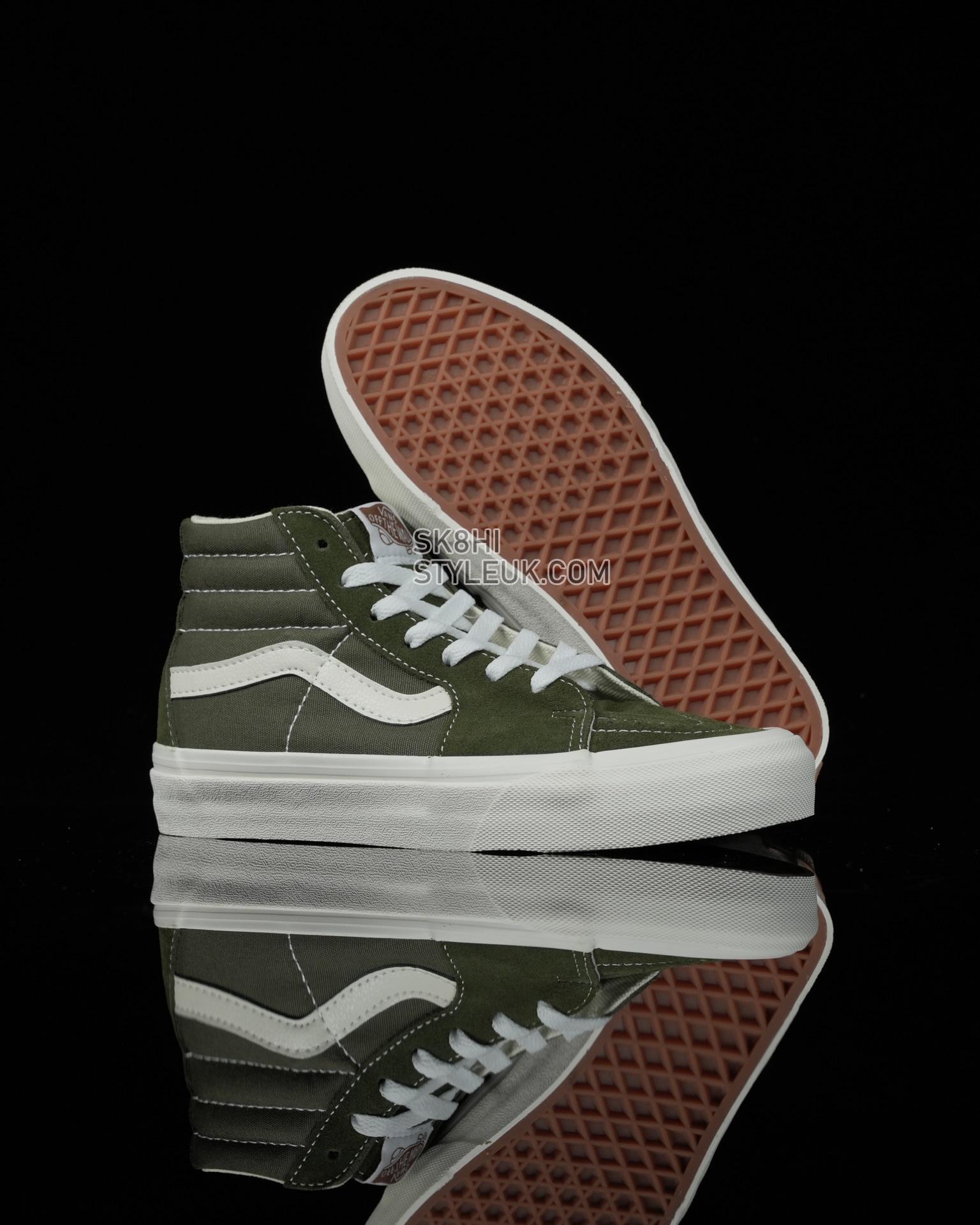 Vans Sk8-Hi VR3 Mens Womens - Olive Green/White VN0005UN50K Shoes