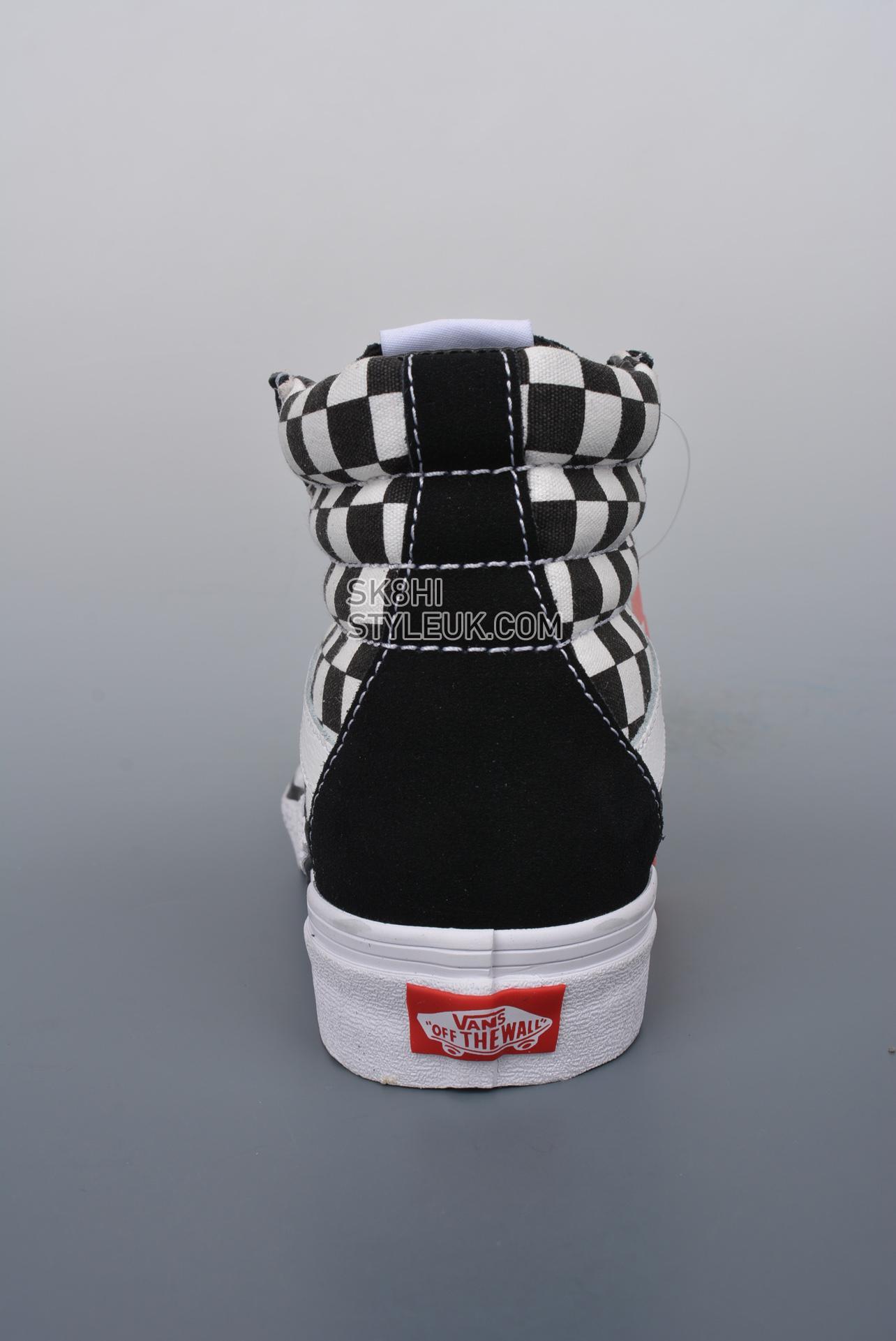 Vans SK8-Hi Bolt Checkerboard Mens Womens - Black/White VN0A5JIVA04 Shoes