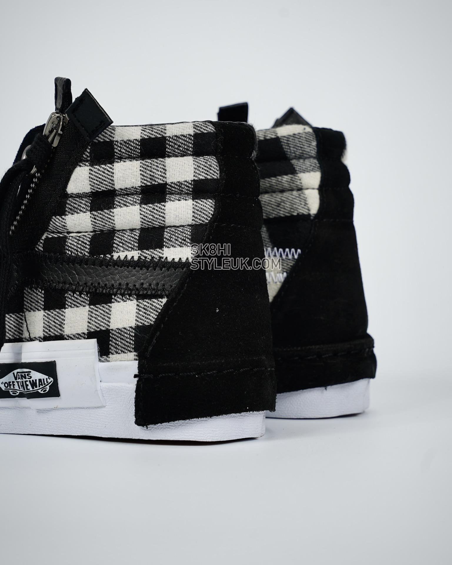 Vans Sk8-Hi Reissue Cap Checkerboard Mens Womens - Black/White VN0A3WM1XOS Shoes