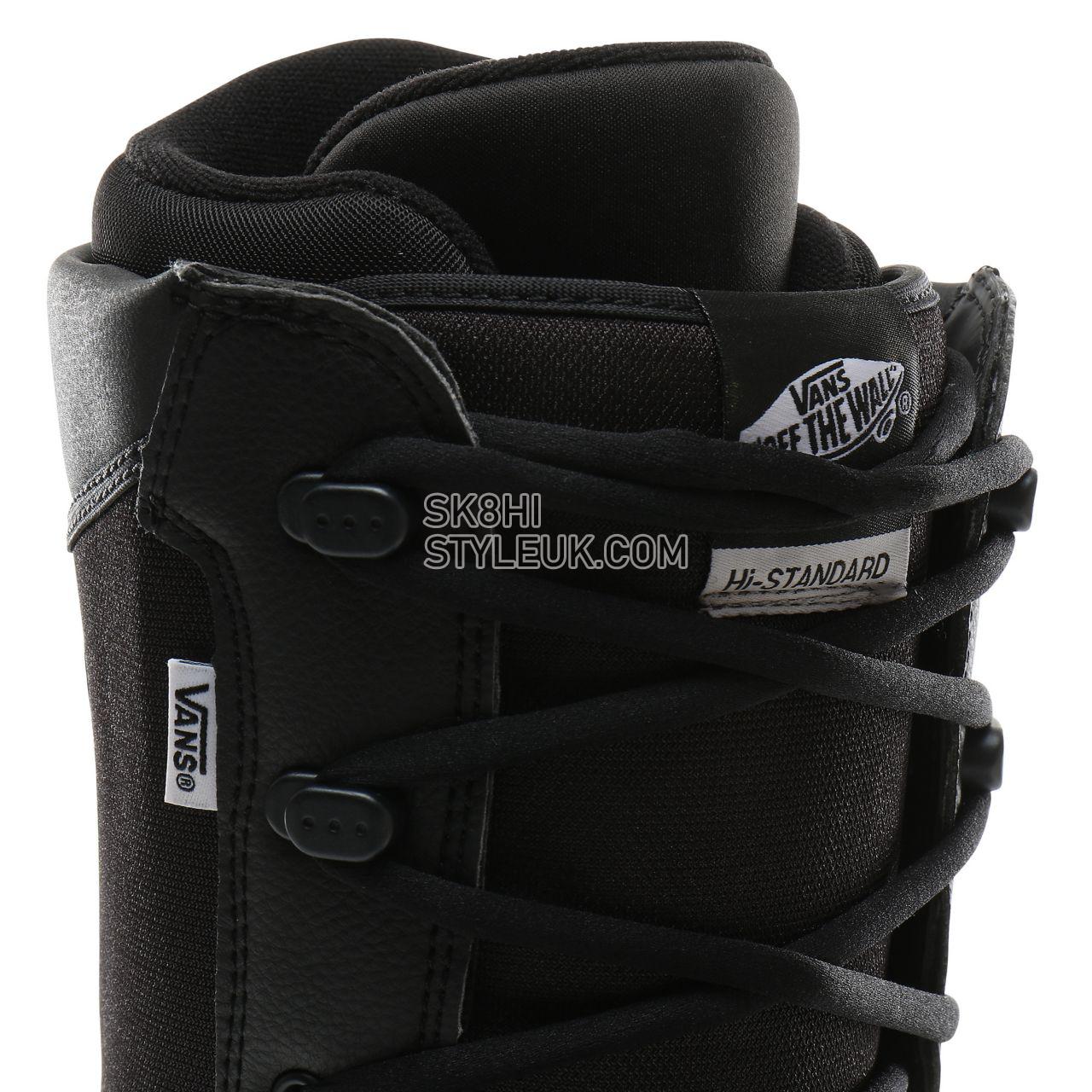 Vans Hi-Standard Snowboots Mens Womens - Black/White VA3TFHY28 Shoes