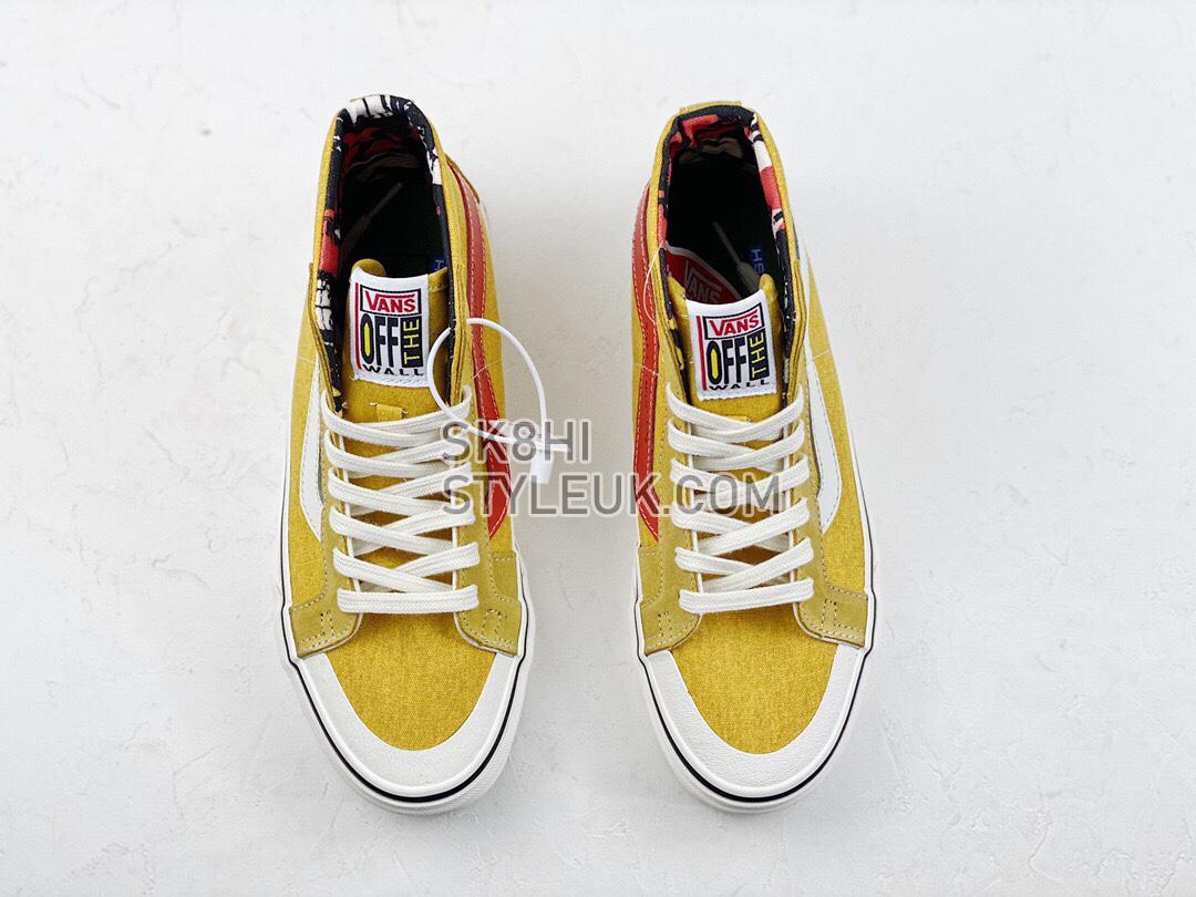 Vans SK8-HI 138 Decon Sf Mens Womens - Ginger Yellow/White VN0A3MV122S Shoes