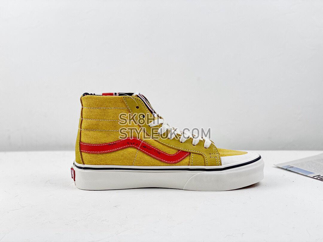 Vans SK8-HI 138 Decon Sf Mens Womens - Ginger Yellow/White VN0A3MV122S Shoes