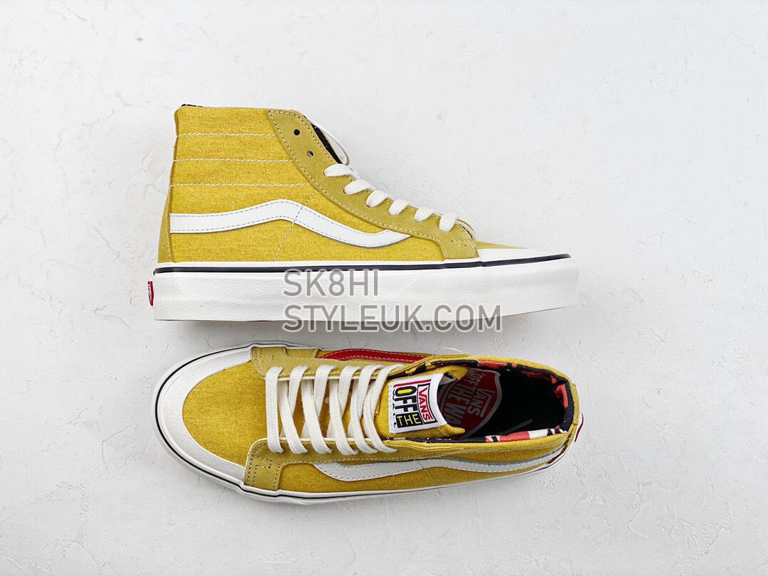 Vans SK8-HI 138 Decon Sf Mens Womens - Ginger Yellow/White VN0A3MV122S Shoes