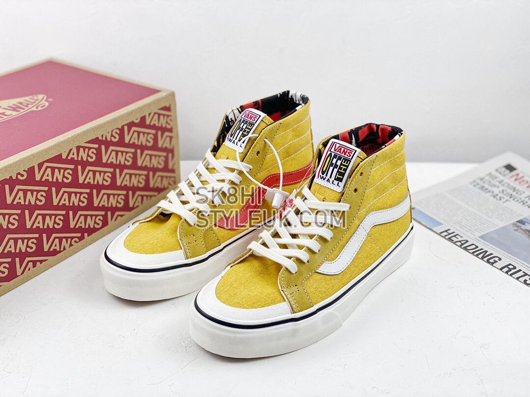 Vans SK8-HI 138 Decon Sf Mens Womens - Ginger Yellow/White VN0A3MV122S Shoes