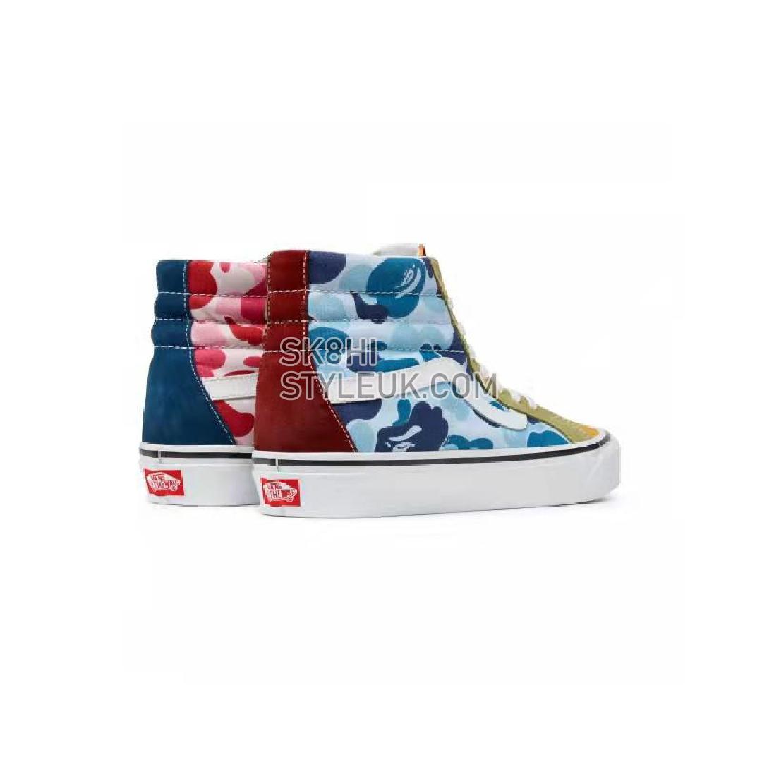 BAPE x Vans Sk8-Hi 36 DX Mens Womens - Multi Camo/Multi-Color VN0A38GF7BM Shoes