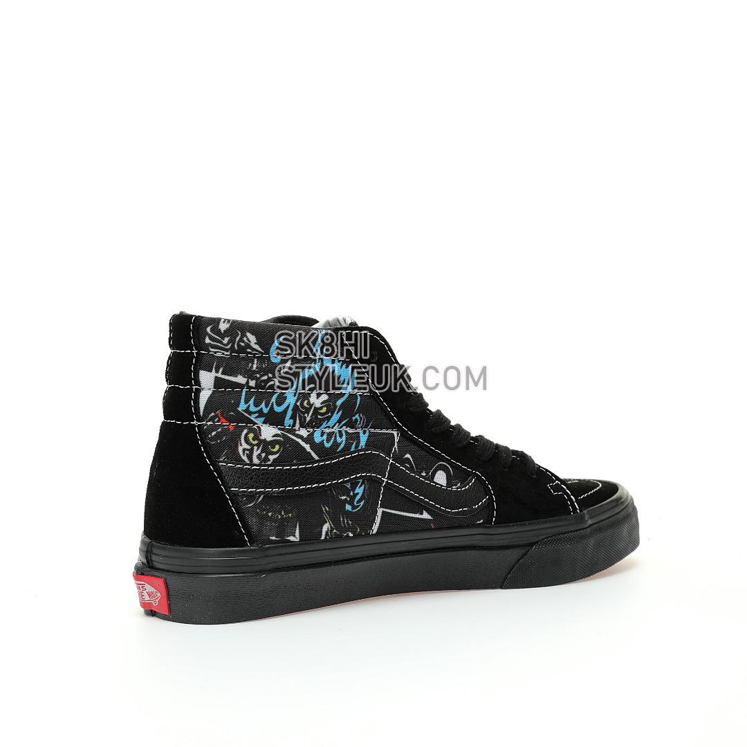 Disney x Vans Sk8-Hi Zip Kids Villains Mens Womens - Black/Multi-Color VN0005VSBMB Shoes