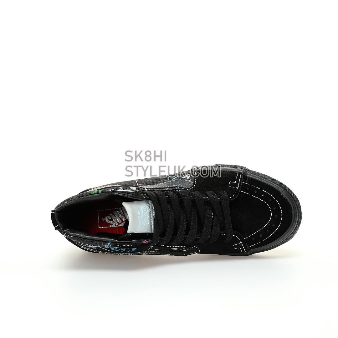 Disney x Vans Sk8-Hi Zip Kids Villains Mens Womens - Black/Multi-Color VN0005VSBMB Shoes