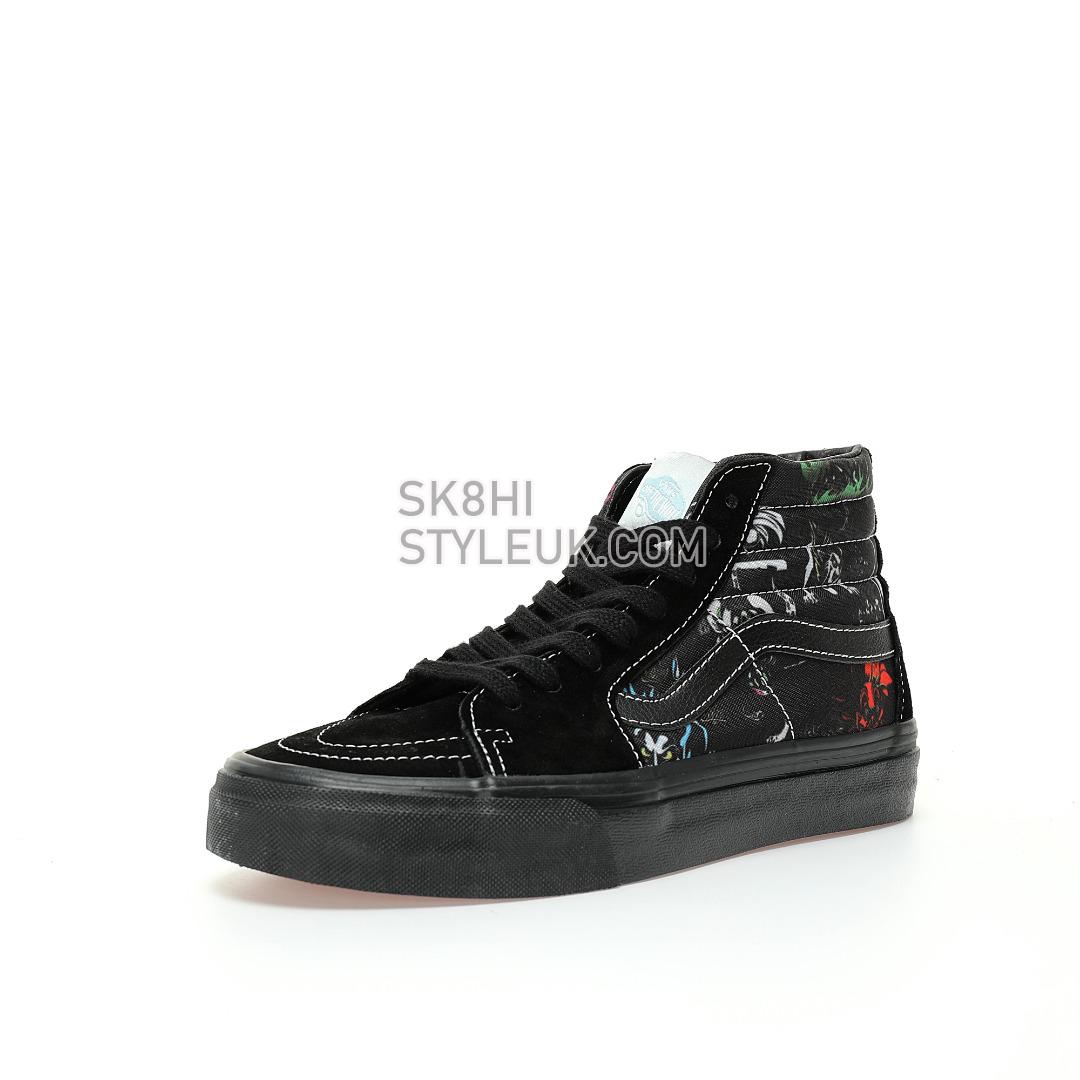 Disney x Vans Sk8-Hi Zip Kids Villains Mens Womens - Black/Multi-Color VN0005VSBMB Shoes