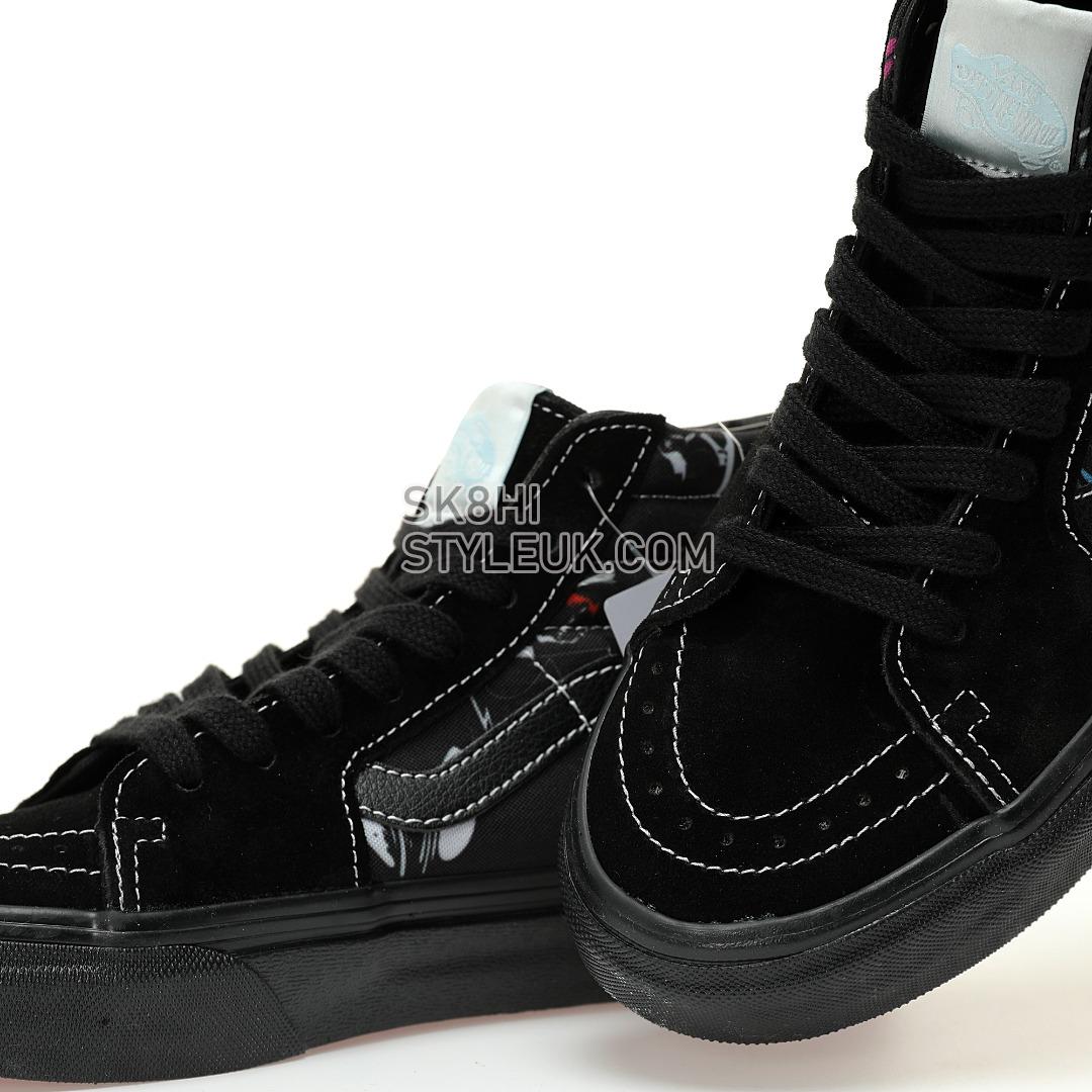 Disney x Vans Sk8-Hi Zip Kids Villains Mens Womens - Black/Multi-Color VN0005VSBMB Shoes