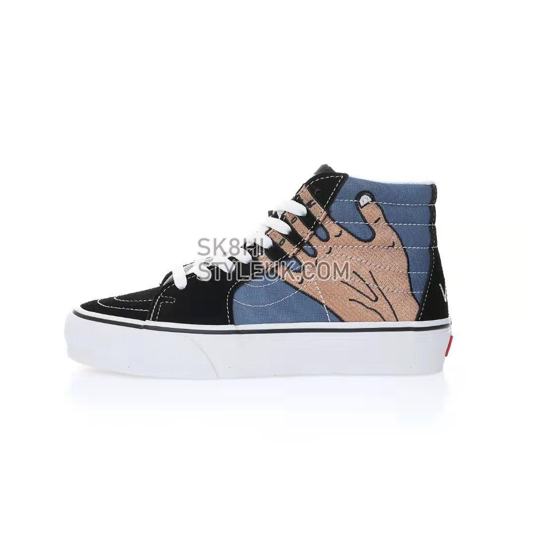 Vans Imran Potato x SK8-Hi VR3 LX Mens Womens - Black/Navy/White/Fenugreek VN0A5EE7B7F Shoes