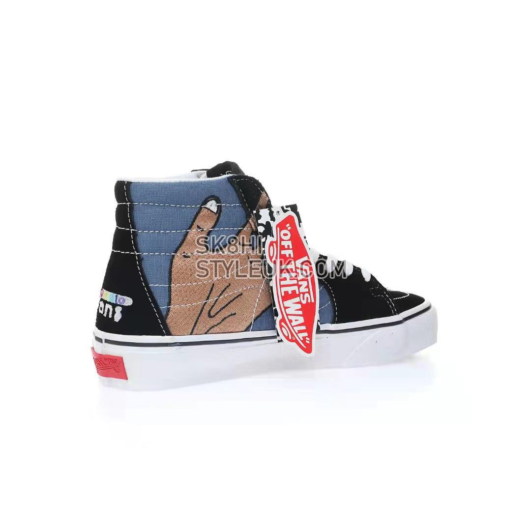 Vans Imran Potato x SK8-Hi VR3 LX Mens Womens - Black/Navy/White/Fenugreek VN0A5EE7B7F Shoes