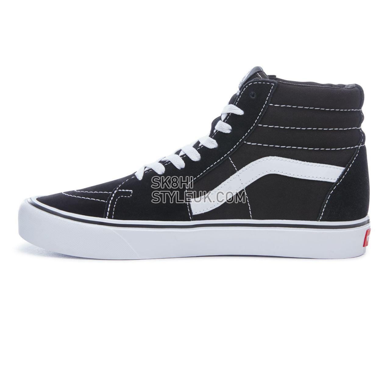 Vans Suede Sk8-Hi Lite Classic Mens Womens - Black/White VA2Z5YIJU Shoes