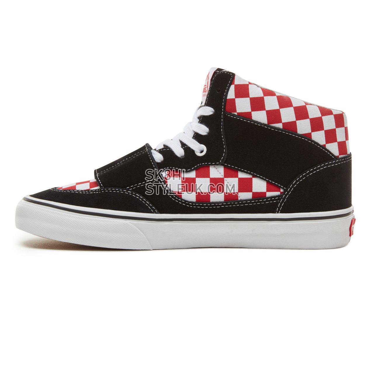 Vans Suede Checkerboard Mountain Edition Classic Mens Womens - (Checkerboard) Black/Red VA3TKG35U Shoes