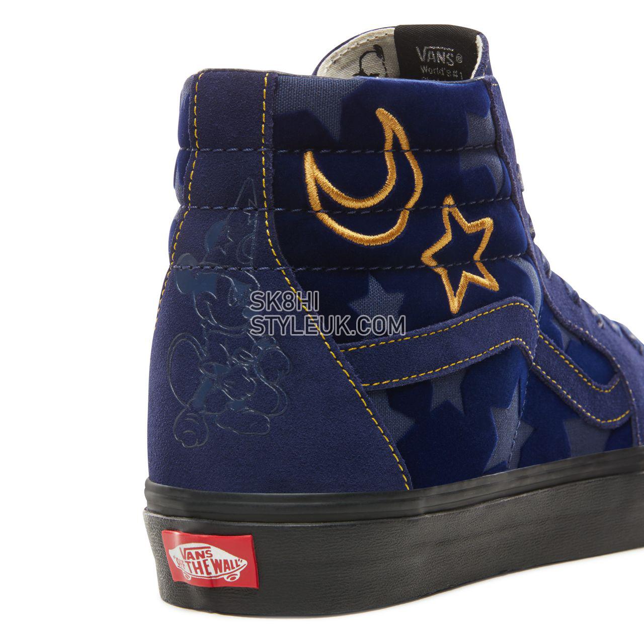 Vans Disney x Vans Sk8-Hi Classic Mens Womens - (Disney) SorcererS Apprentice/Black VN0A38GEUPP Shoes