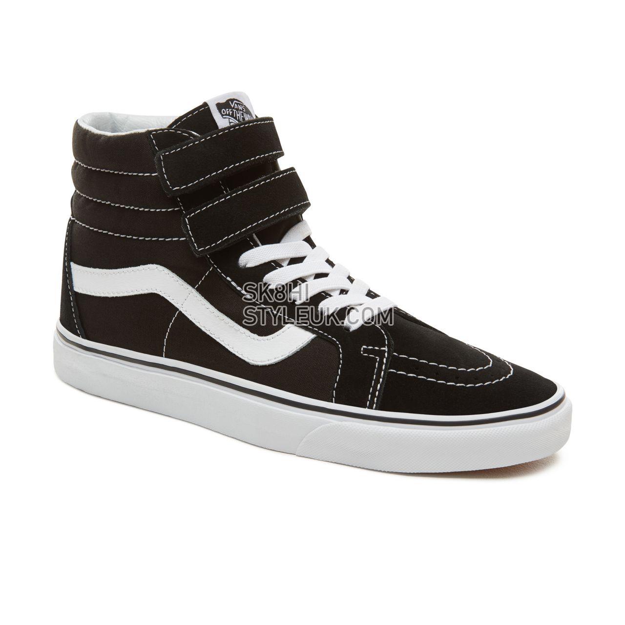 Vans Suede  Sk8-Hi Reissue V Classic Mens Womens - Black/True White VA3MV66BT Shoes