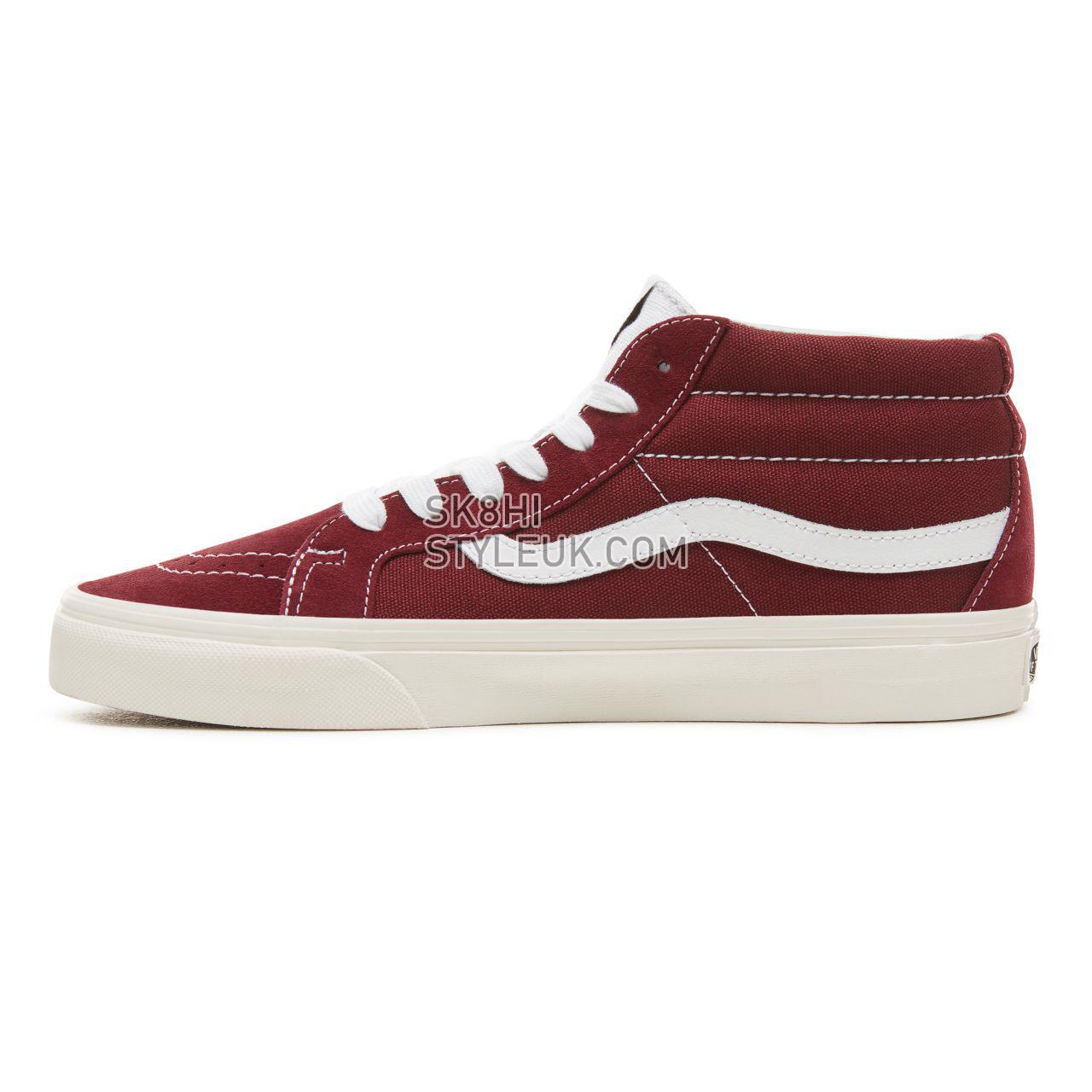 Vans Suede Retro Sport Sk8-Mid Reissue Classic Mens Womens - (Retro Sport) Port Royale VA3MV8U8M Shoes