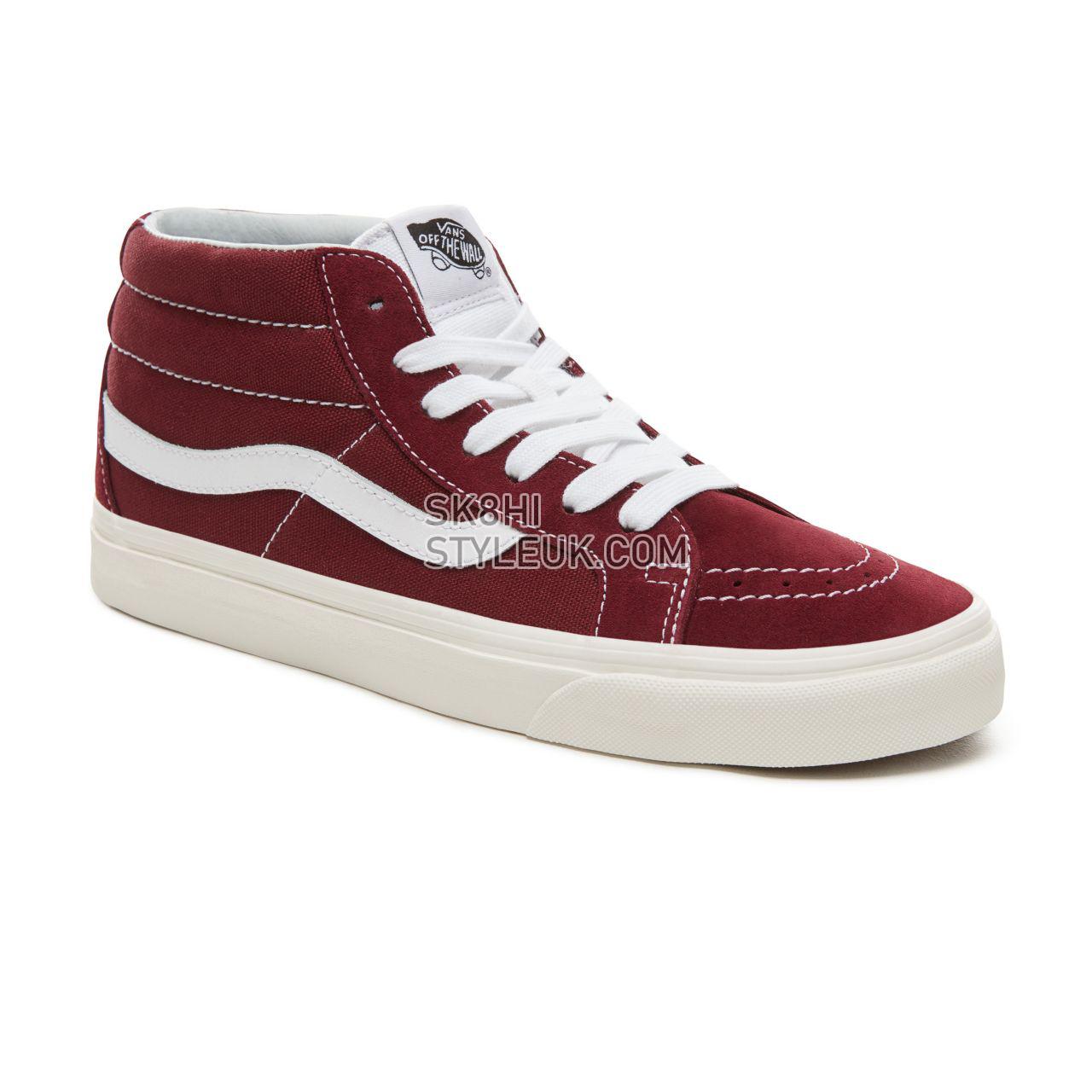 Vans Suede Retro Sport Sk8-Mid Reissue Classic Mens Womens - (Retro Sport) Port Royale VA3MV8U8M Shoes