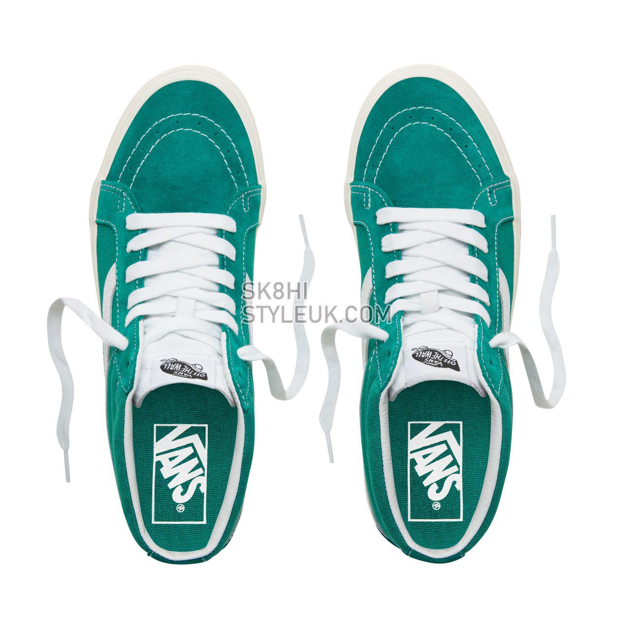 Vans Suede Retro Sport Sk8-Mid Reissue Classic Mens Womens - (Retro Sport) Cadmium Green VA3MV8U8L Shoes