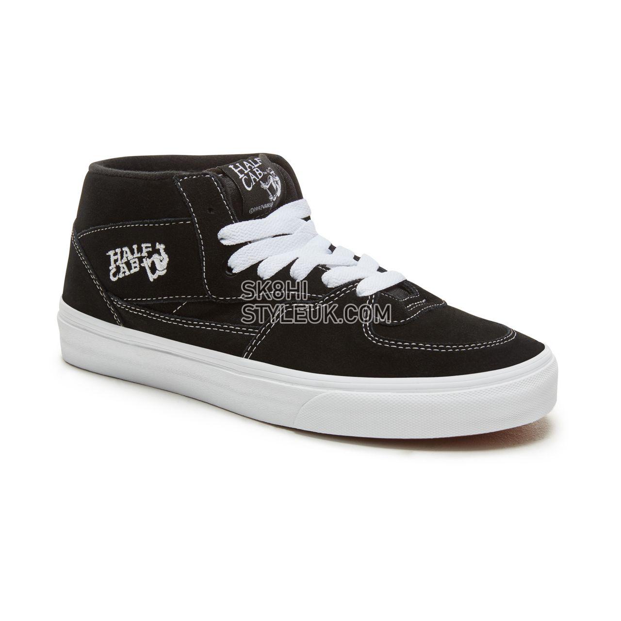 Vans Half Cab Classic Mens Womens - Black VDZ3BLK Shoes