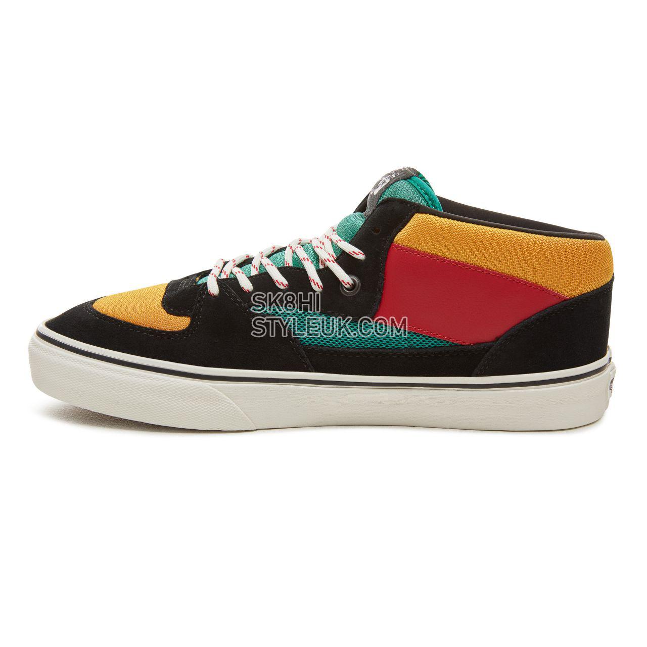 Vans Suede Sporty Half Cab Classic Mens Womens - (Sporty) Black/Multi VA348EU8V Shoes